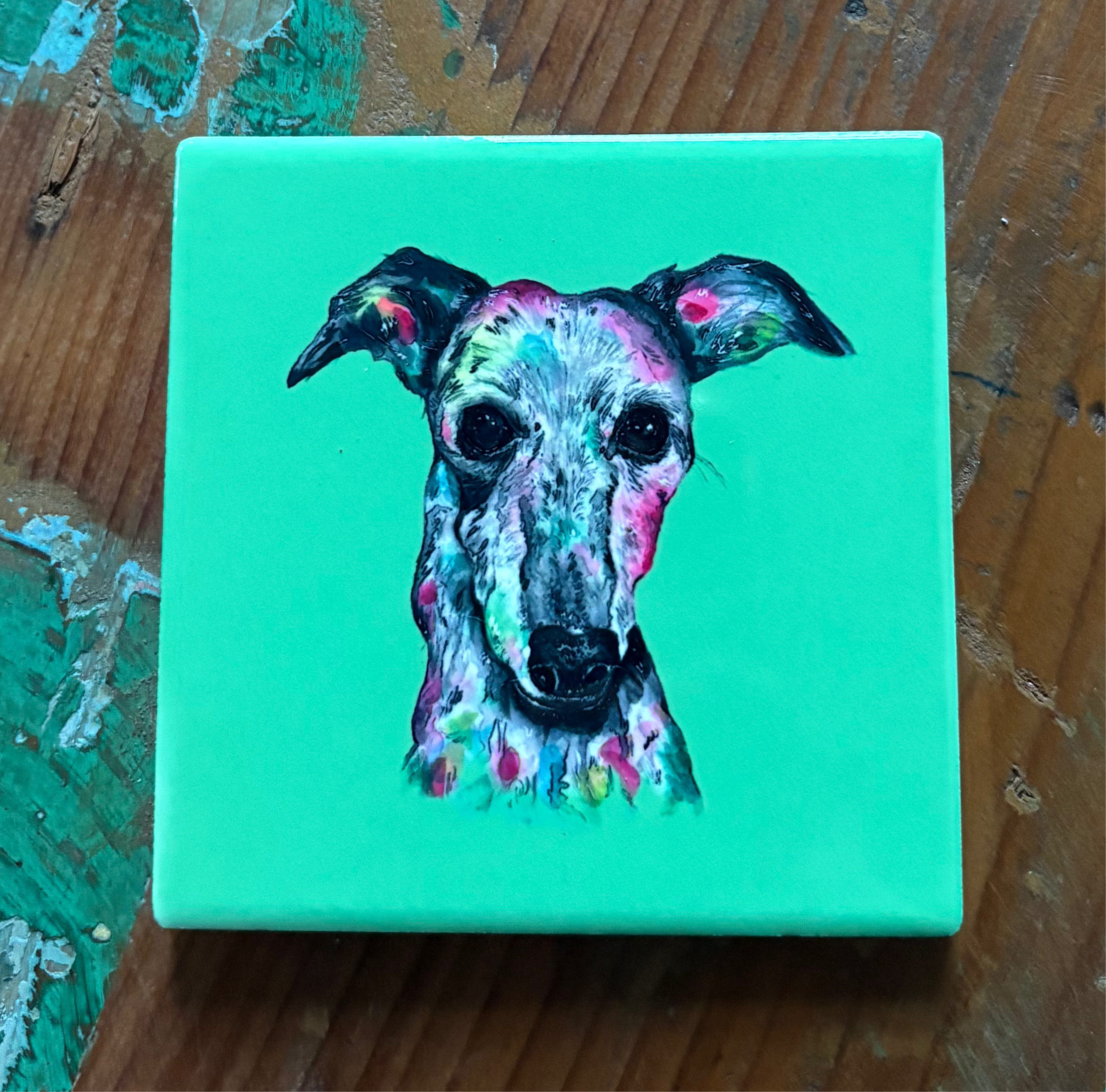Sight Hound Coaster - Green