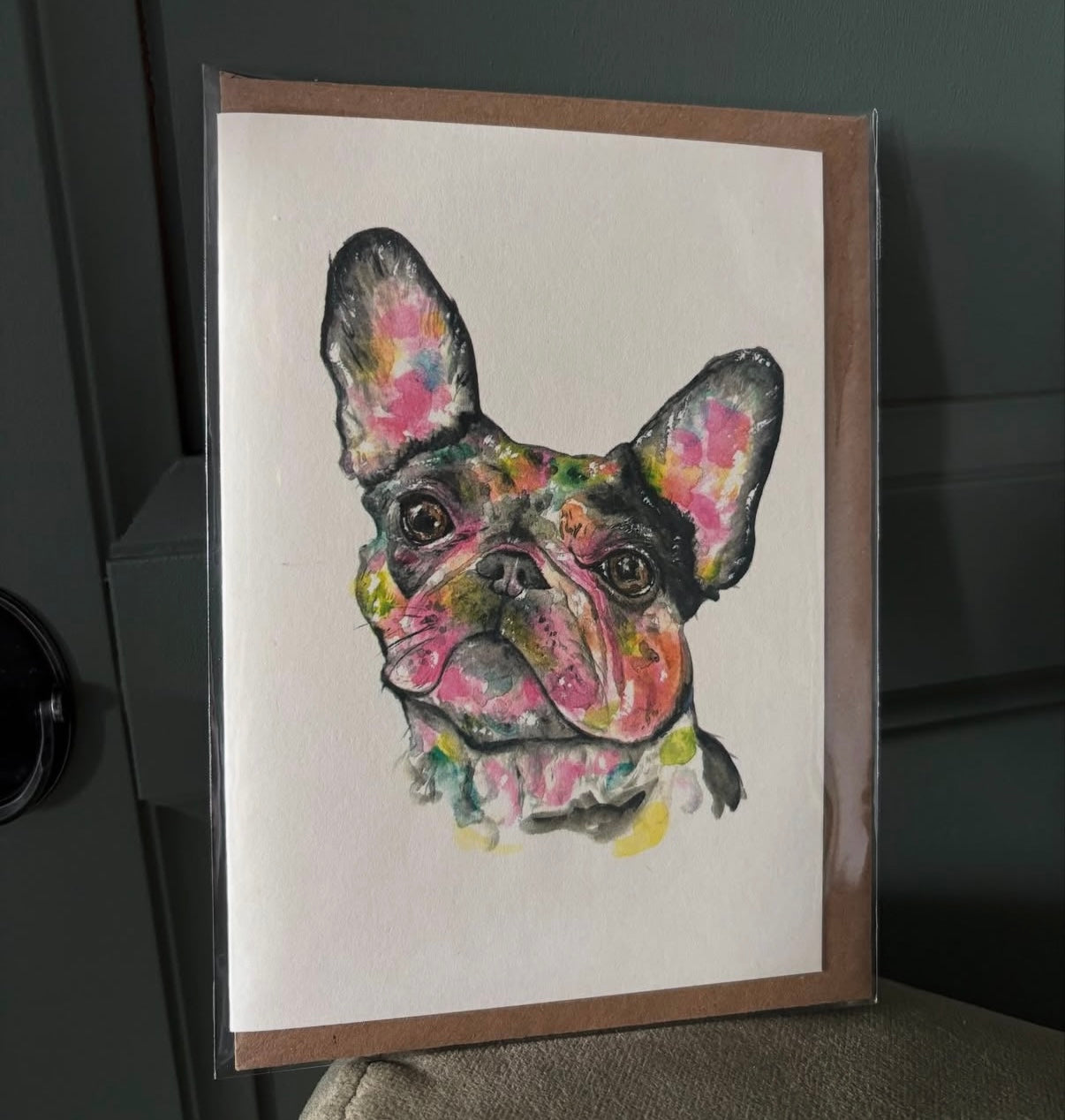 French Bulldog Greeting Card