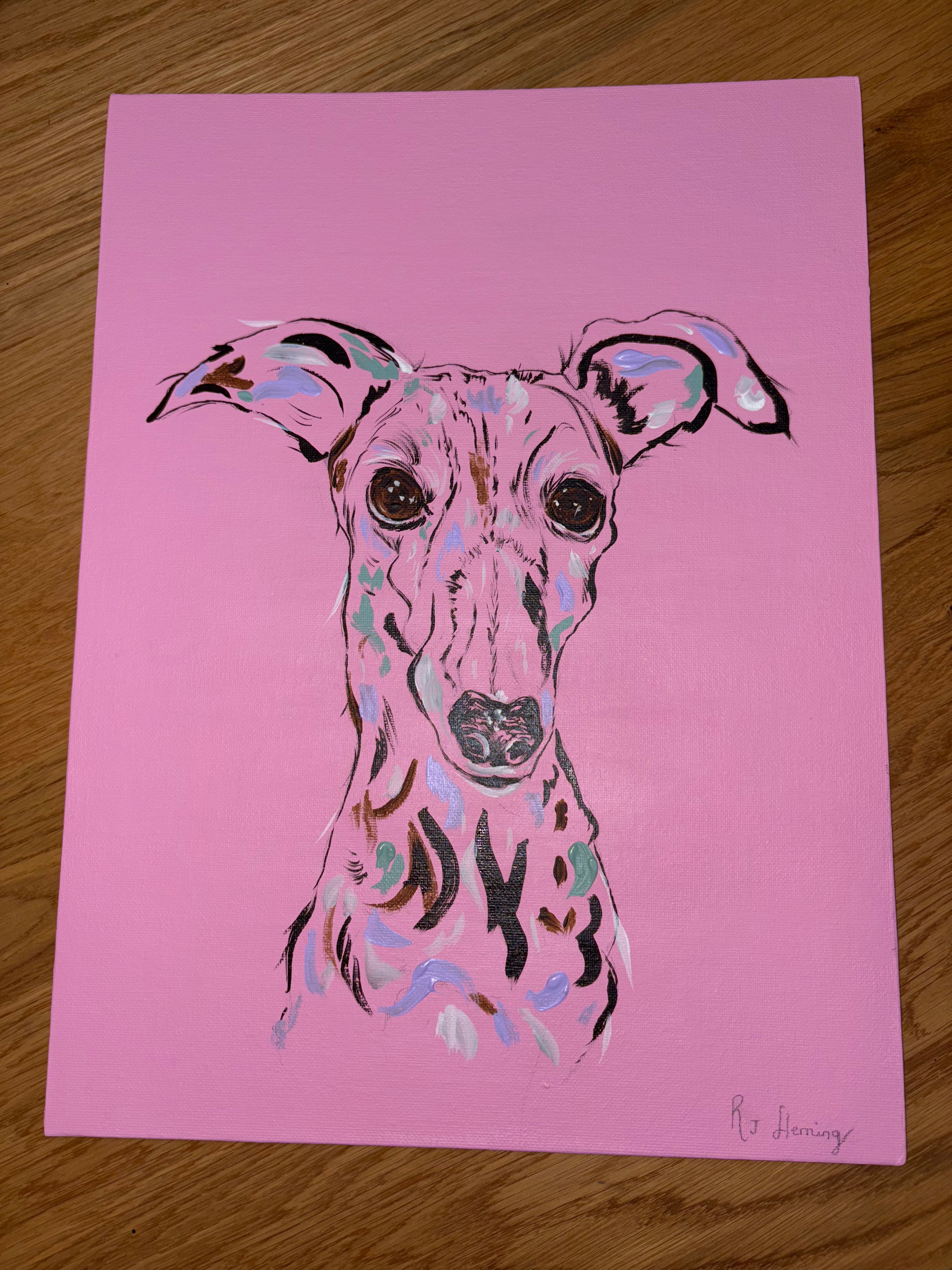 Original Sighthound painting