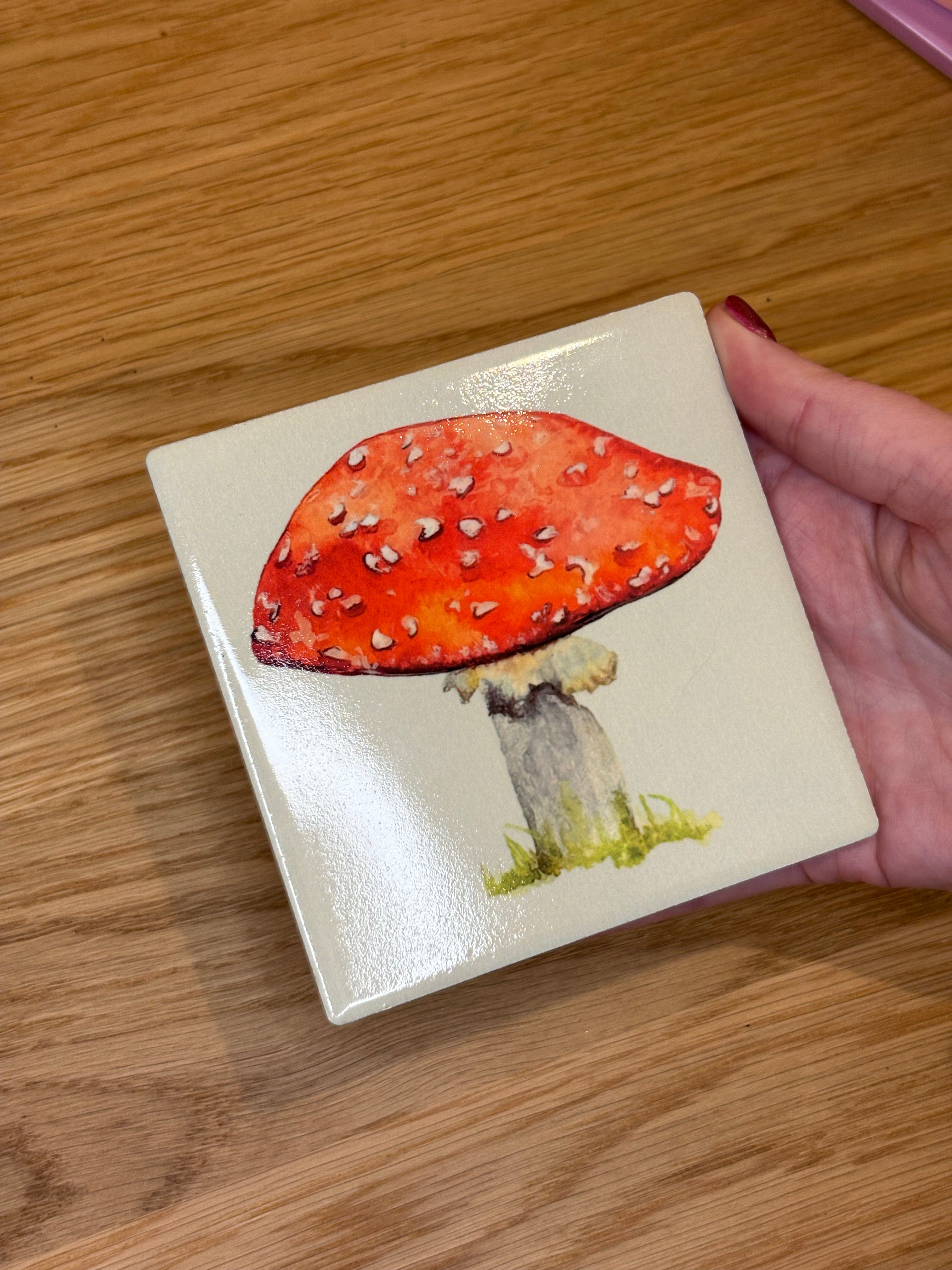 Toadstool Coaster - beige