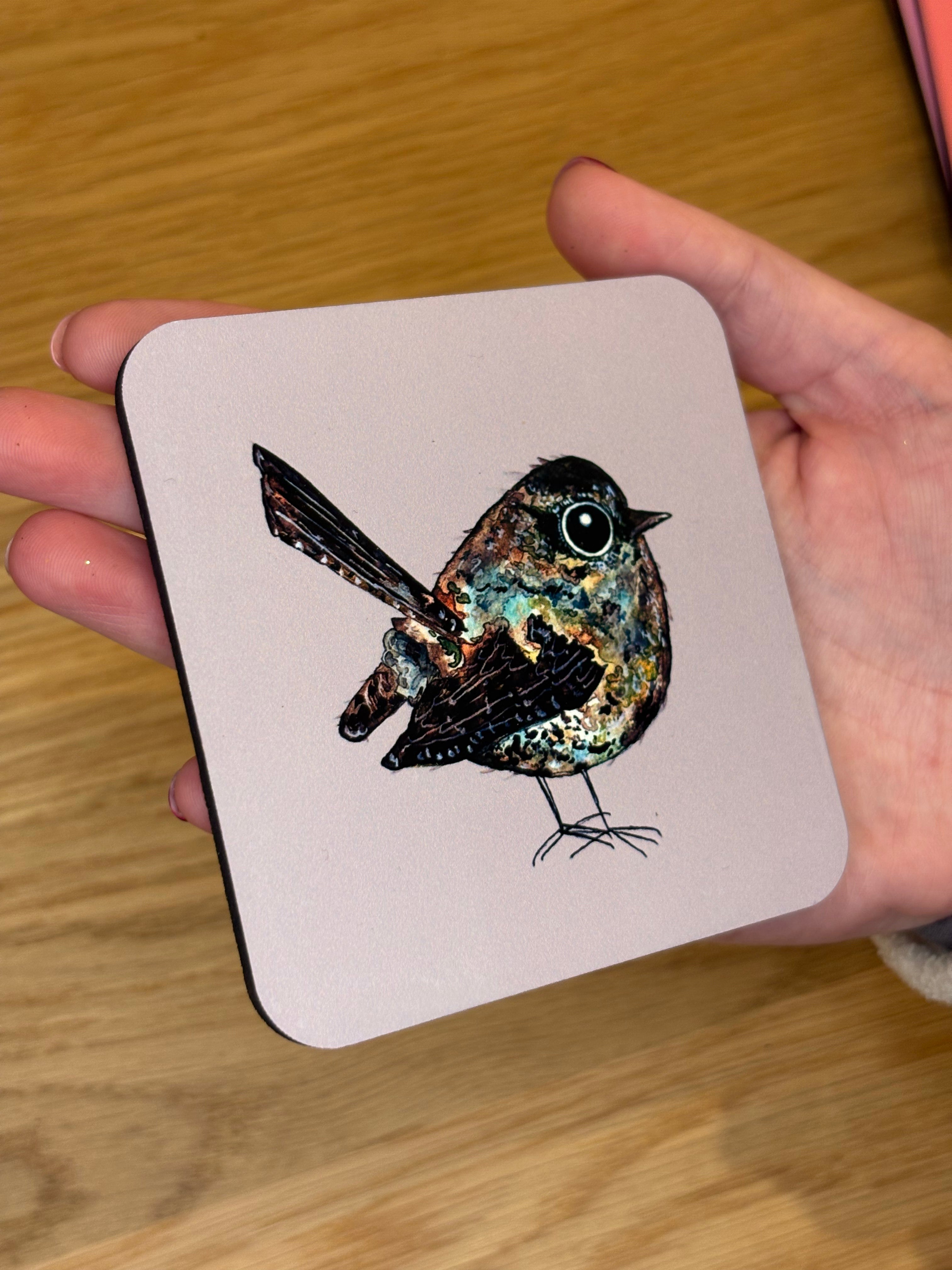 MDF Wren Coaster - Lilac