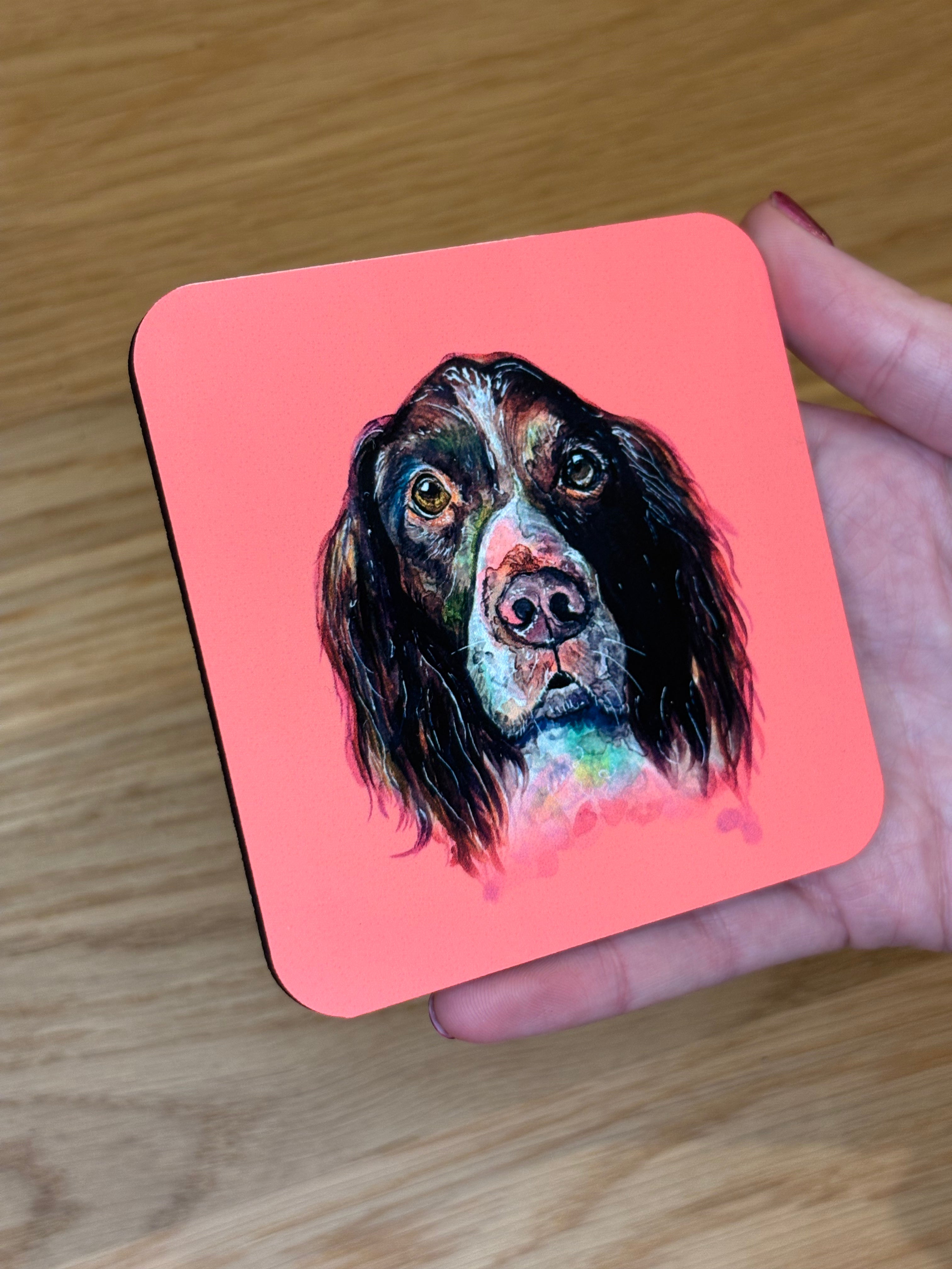 MDF Springer Coaster - Pink