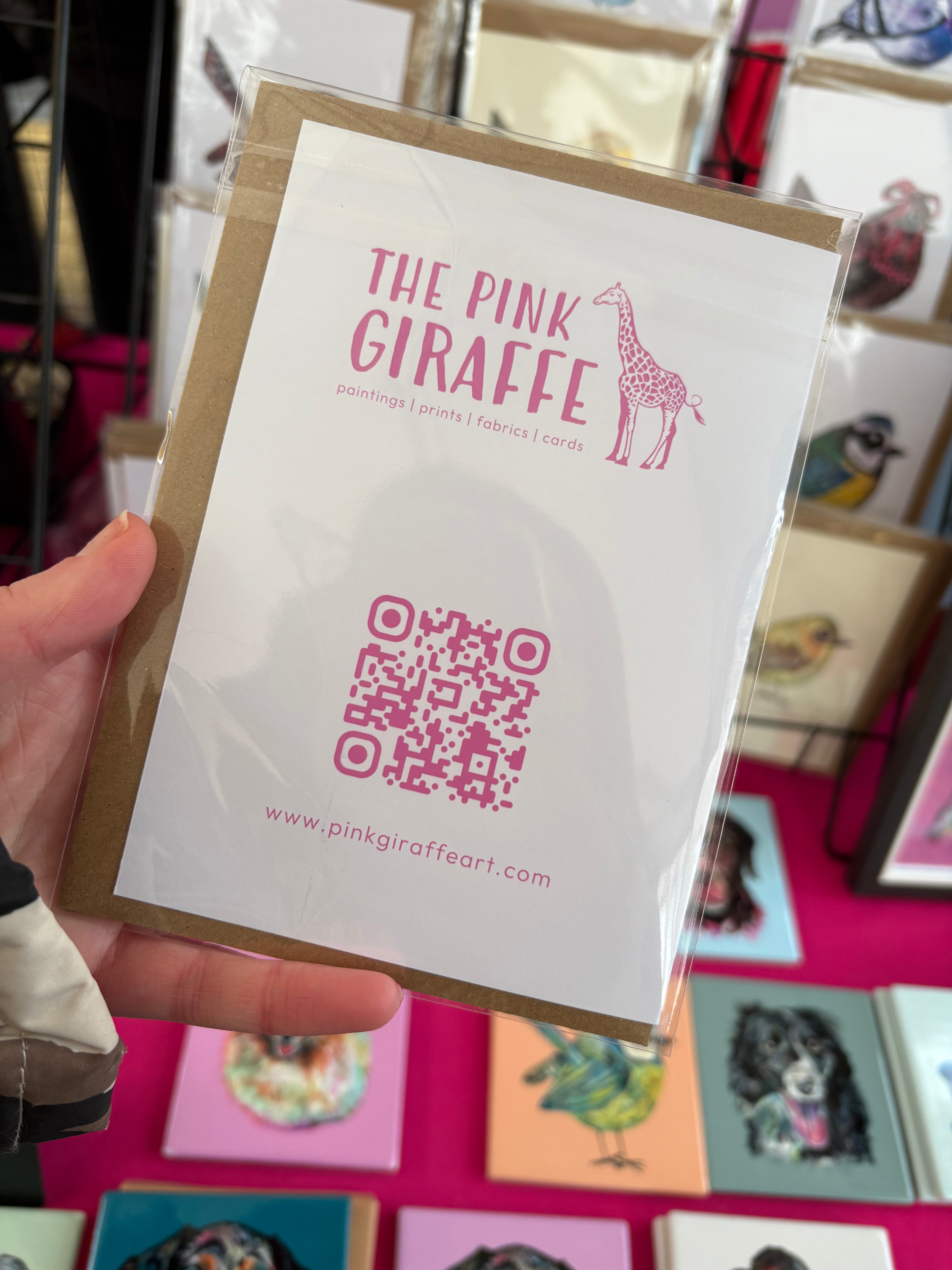 Black & White Collie Greeting Card