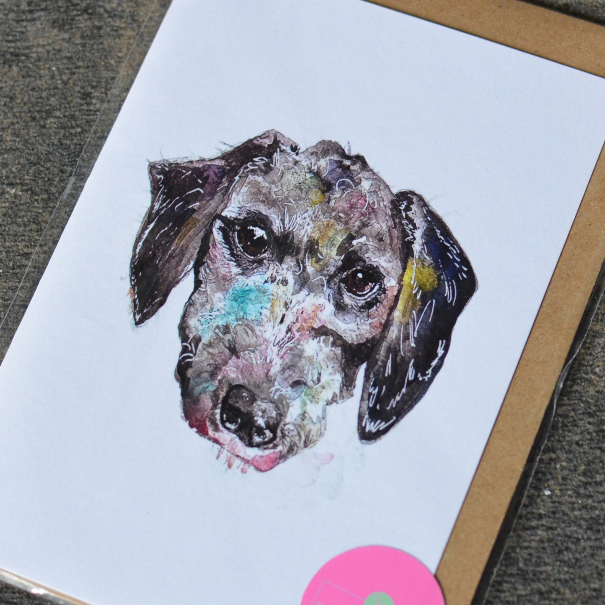 Bedlington Terrier Greeting Card