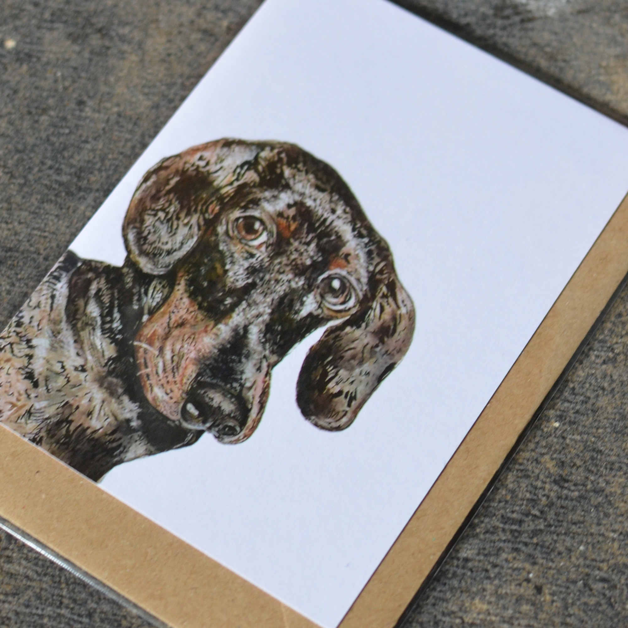Sausage Dog Greeting Card