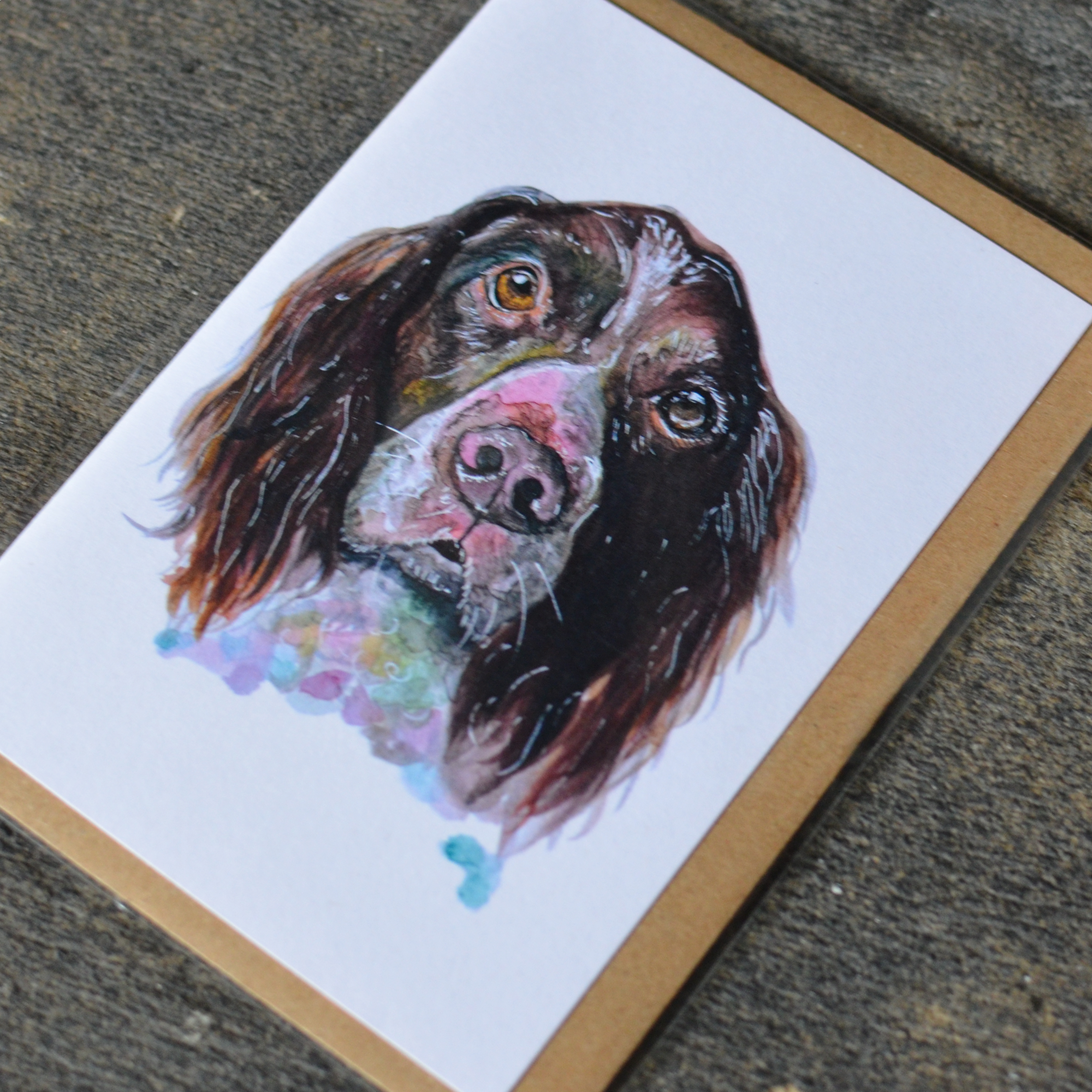 Springer Spaniel Greeting Card