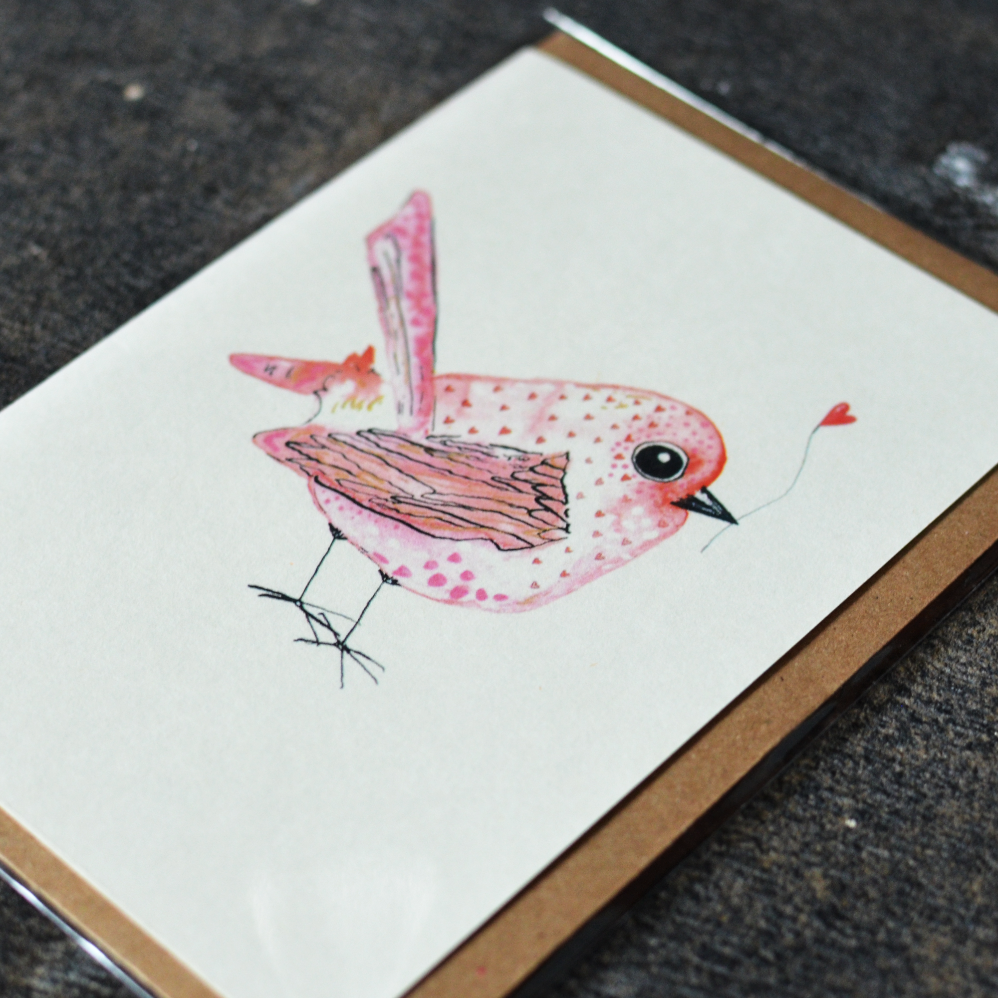 Sending Love Greeting Card