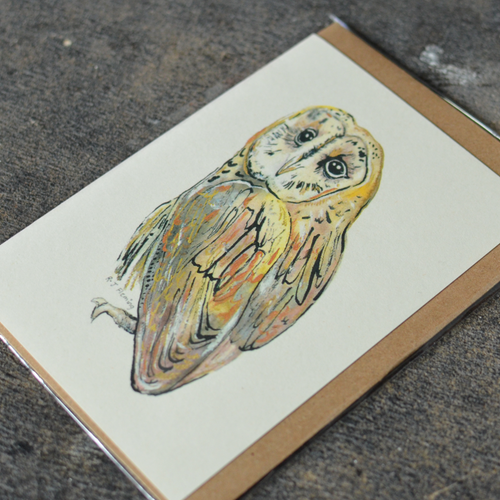 Barn Owl Greeting Card