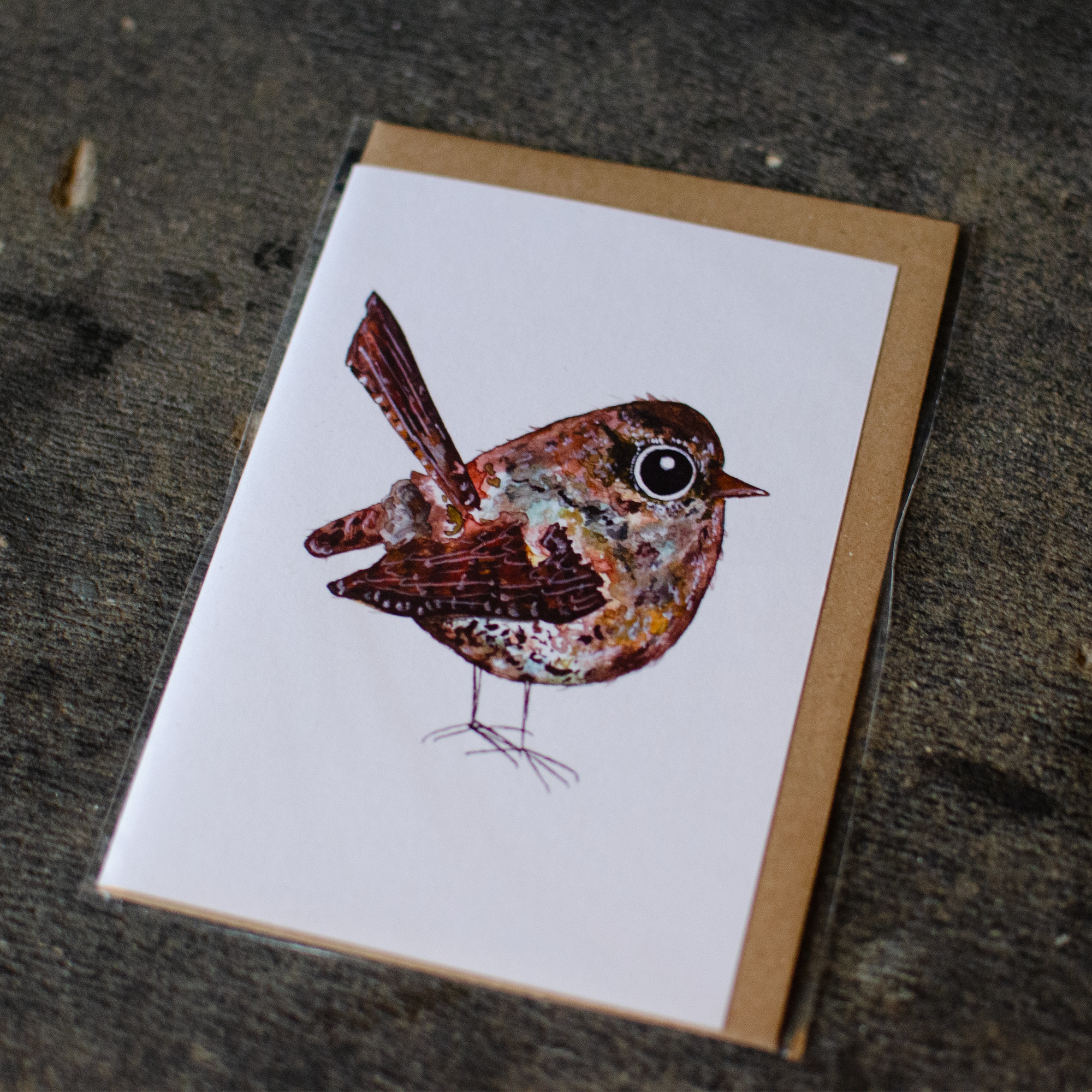 Wren Greeting Card