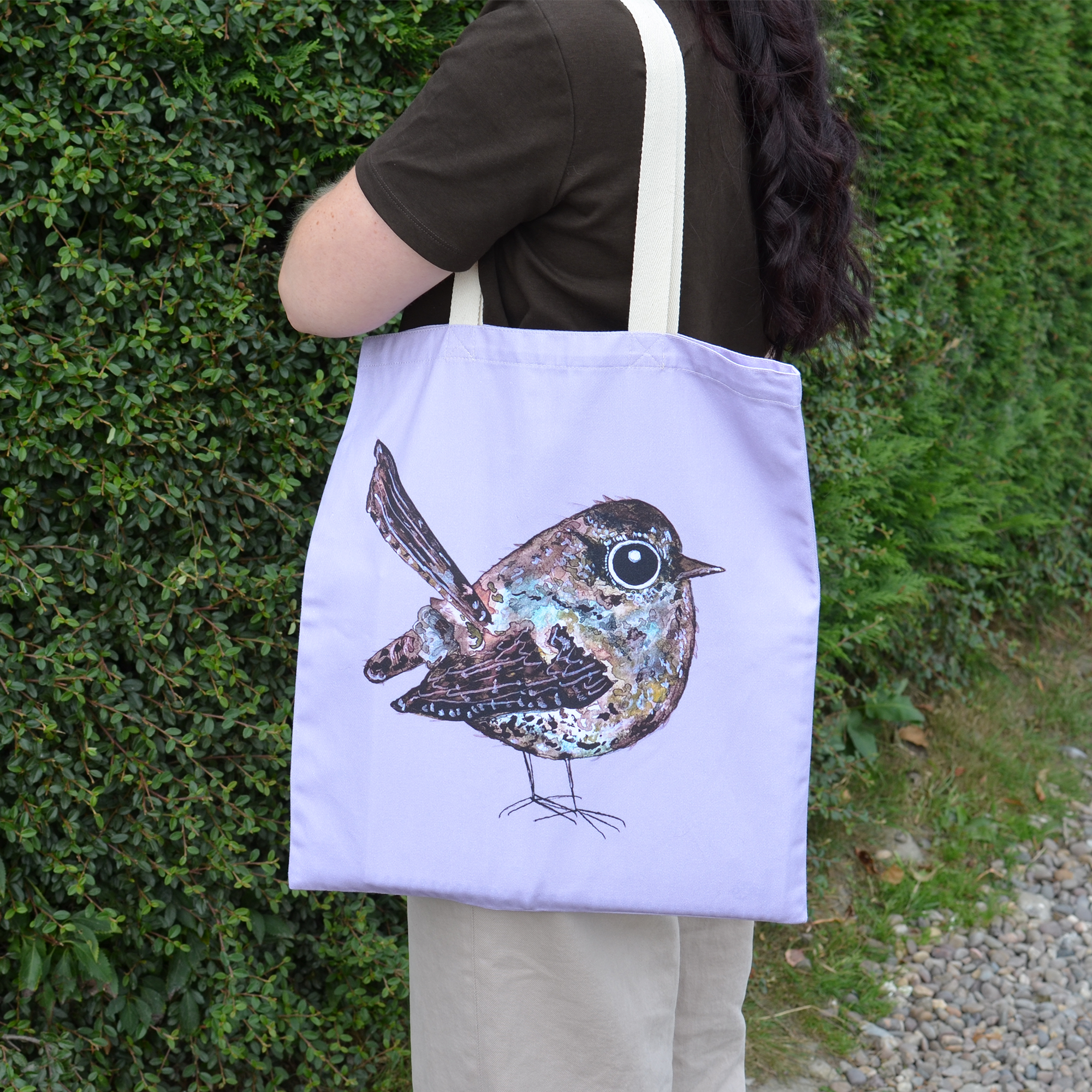 Wren Tote Bag Lilac